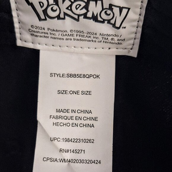 Pokémon Hat Youth One Size OSFM Snapback Trucker Pikachu Baseball Hat Boys - Picture 5 of 6